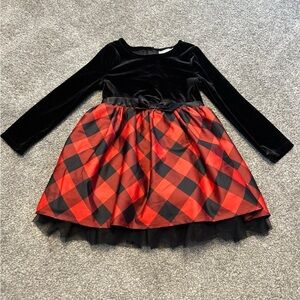 Cat & Jack Black Velvet Dress